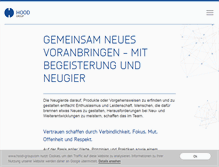 Tablet Screenshot of hood-group.com